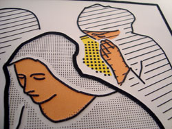 D&eacute;tail d'image thermogonfl&eacute;e